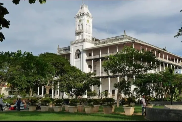 House of Wonders palace with its clock tower in Stone Town
